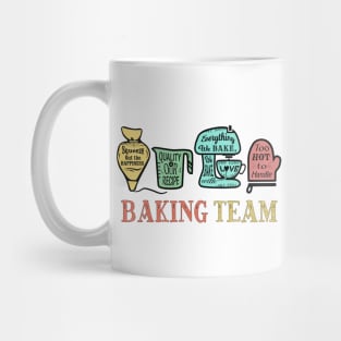 Christmas Baking Team Shirt, Baking Lover, Cookie Mama, Thanksgiving Cooking Mug